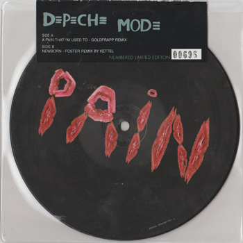 DEPECHE MODE - A PAIN THAT IM USED TO (Picture Disc) Limited No: 00696