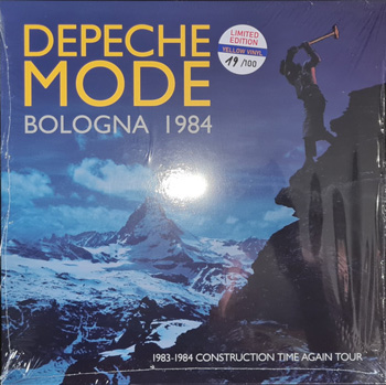 DEPECHE MODE - BOLOGNA 1984 (March 5th Bologna Italy) (Coloured yellow)