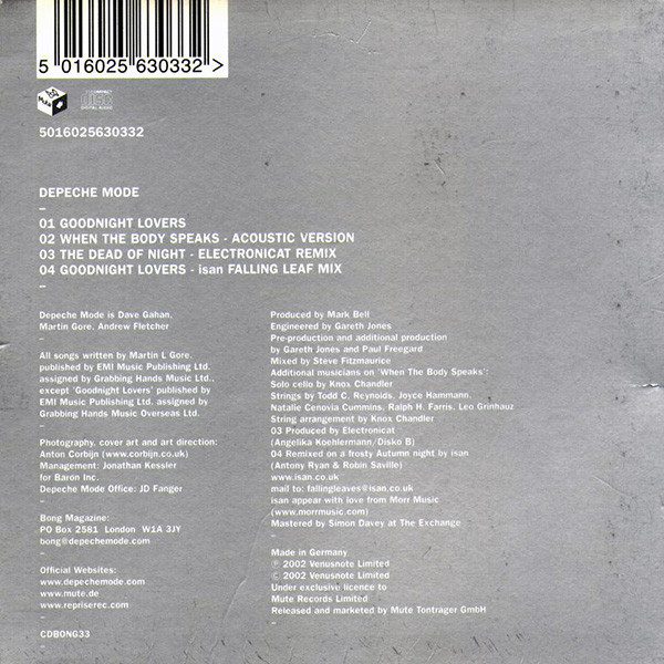 Back Cover Missing