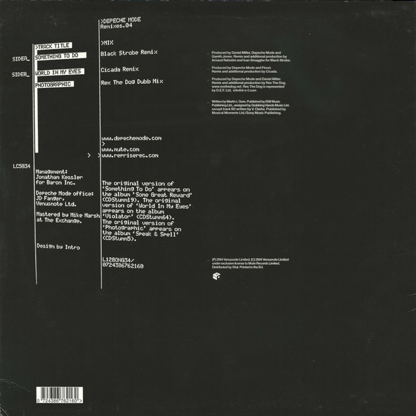 Back Cover Missing